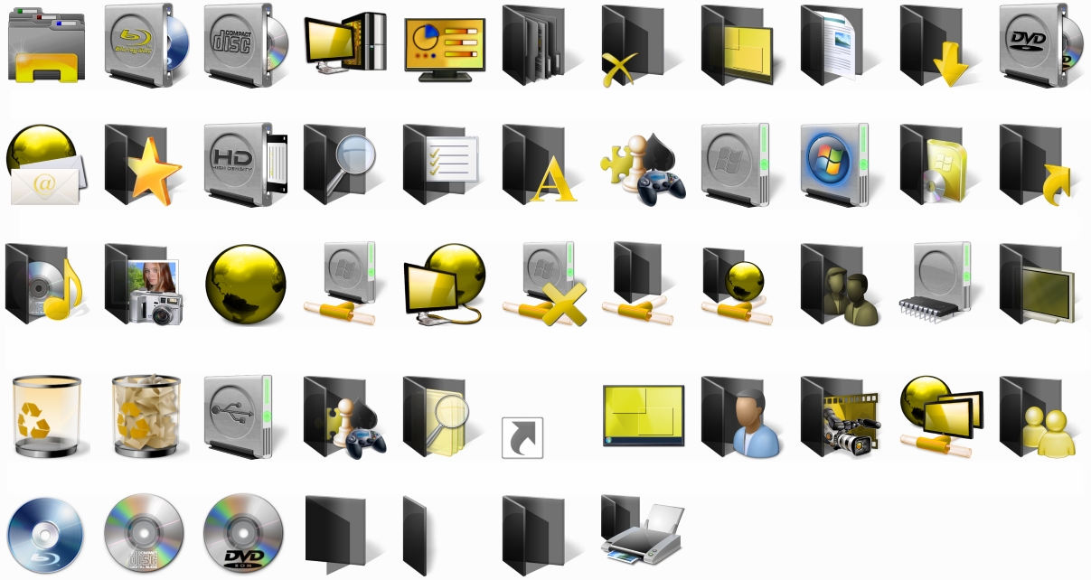 folder icons windows 10 pack